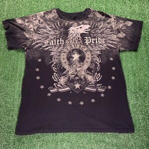 Y2K 2000's Xavier Faith Eagle Graphic T-shirt